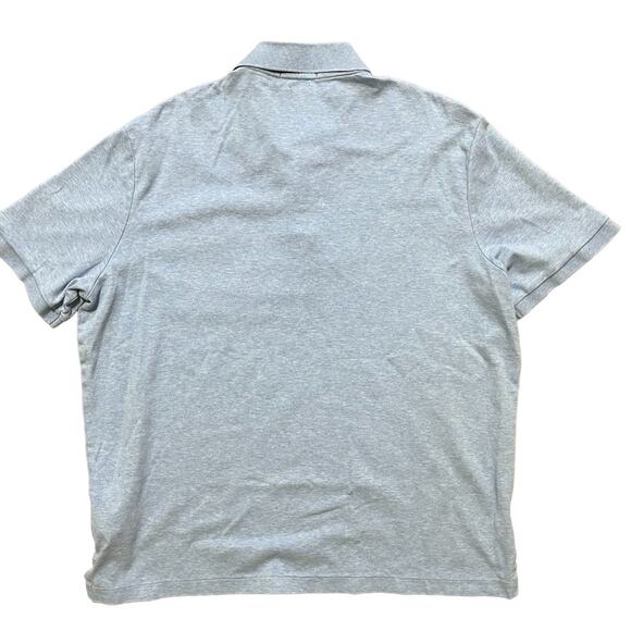 POLO RALPH LAUREN Classic Fit Short Sleeve Polo Shirt in Blue Heather SZ XL - Picture 4 of 8